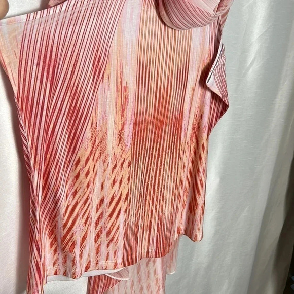 Top,blouse,women XL ,sheer overlay,sparkles,fairy,boho,colorful,flowy,flare EC - Picture 5 of 9